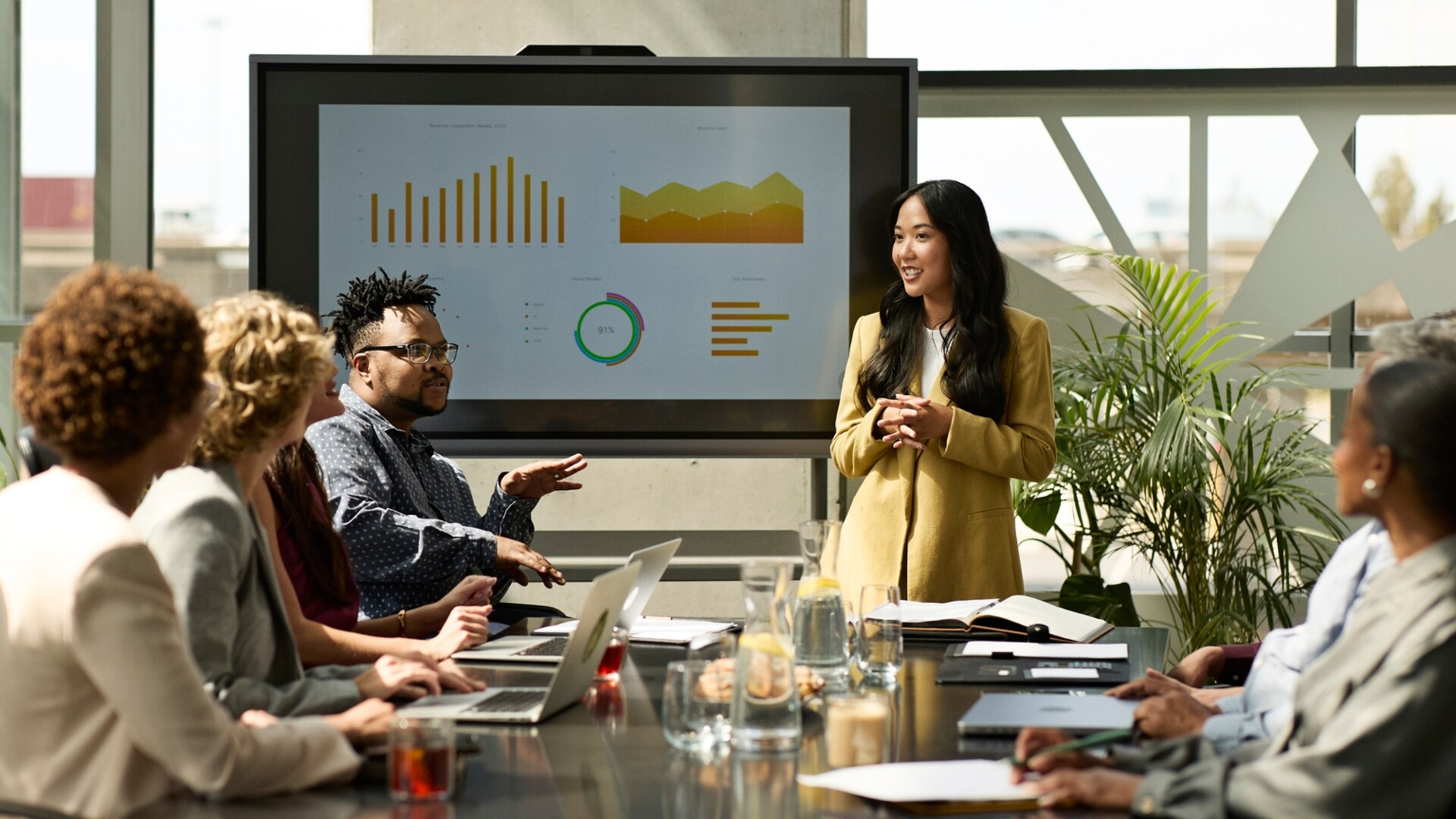 Équipe de conseillers BFI en réunion